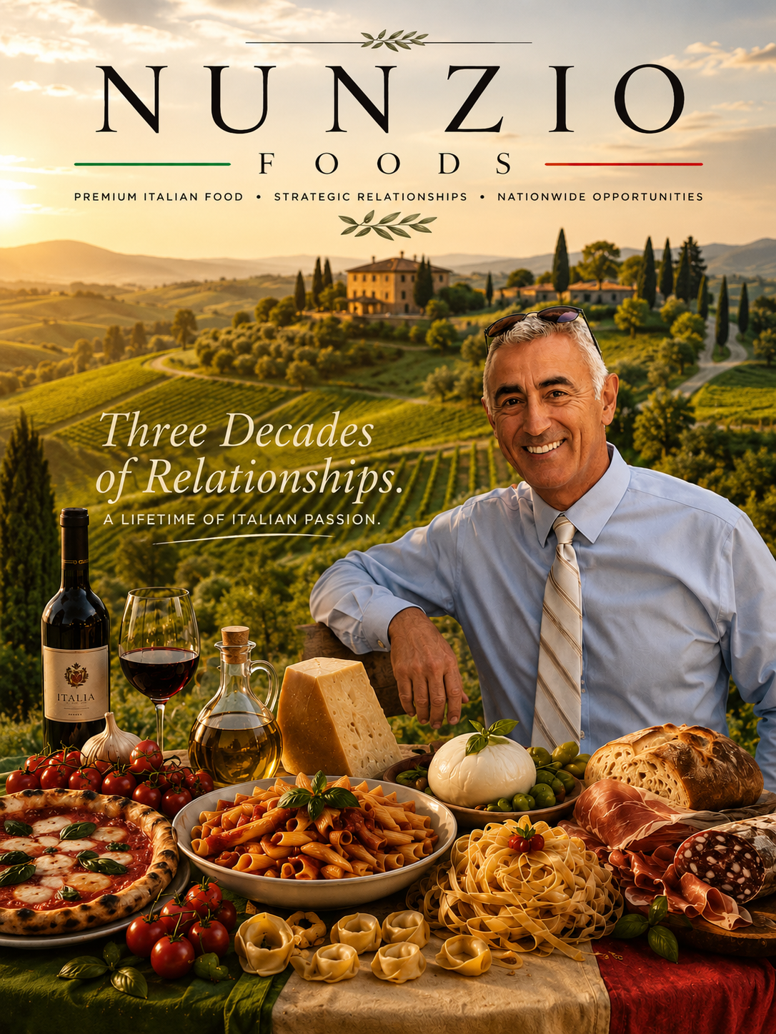 Nunzio Merola — founder of Nunzio Foods